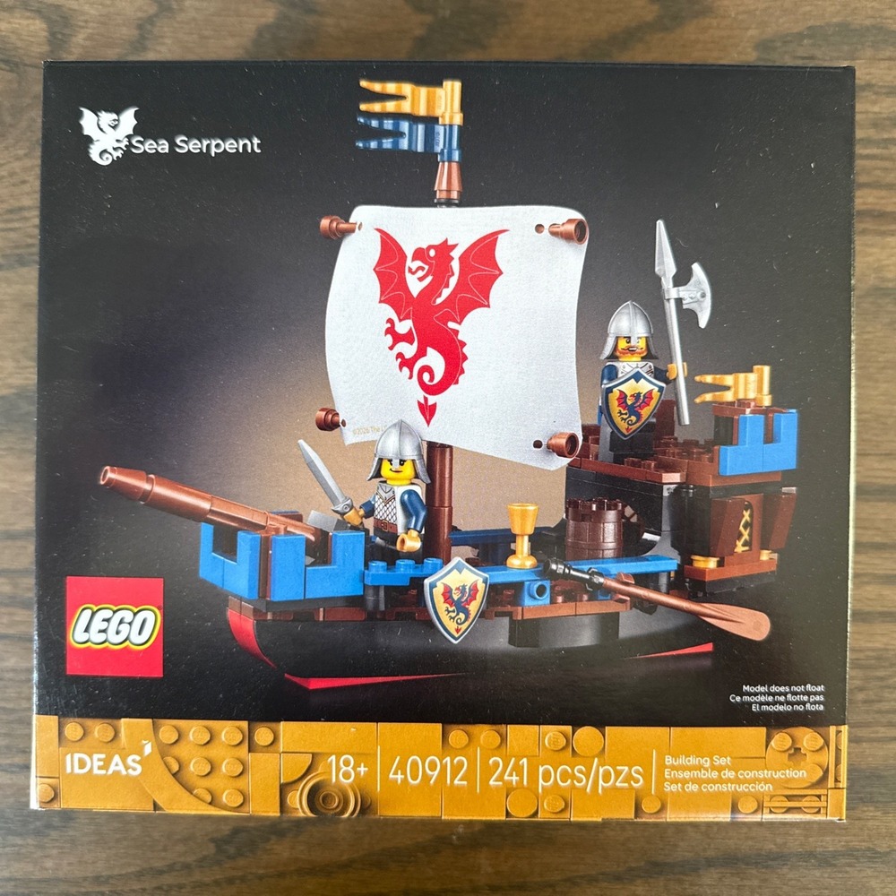 LEGO Ideas VIP GWP Sea Serpent Brand New Factory Sealed 40912 Limited Edition
